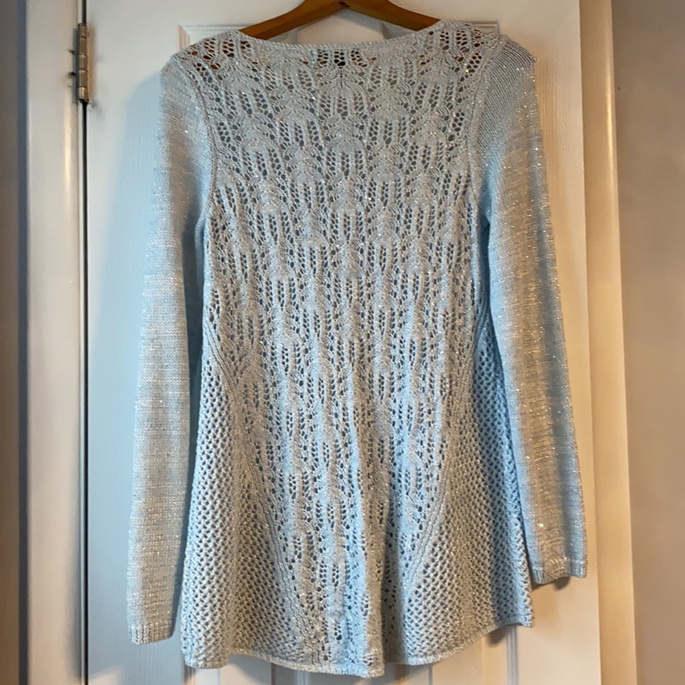 Preswick & Moore PM Crochet Sweater w/Sparkle - Picture 8 of 9